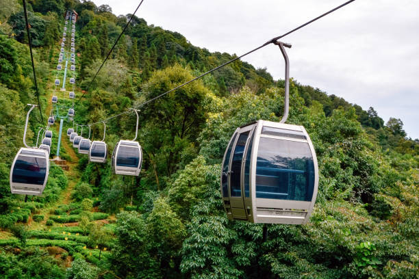 istock Cable Car in Mountain Scenic Area 1553713167