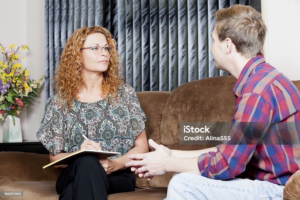 Therapeuten während der Sitzung - Lizenzfrei Alternative Behandlungsmethode Stock-Foto