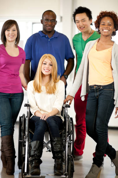istock College student with wheelchair 155372539