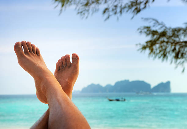 Feet up in Paradise. Time to Relax. Nikon D3X. Converted from RAW (XXXL)