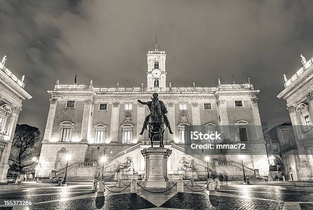 La Collina Capitolini - Fotografie stock e altre immagini di Marco Aurelio - Marco Aurelio, Ambientazione esterna, Antico - Condizione