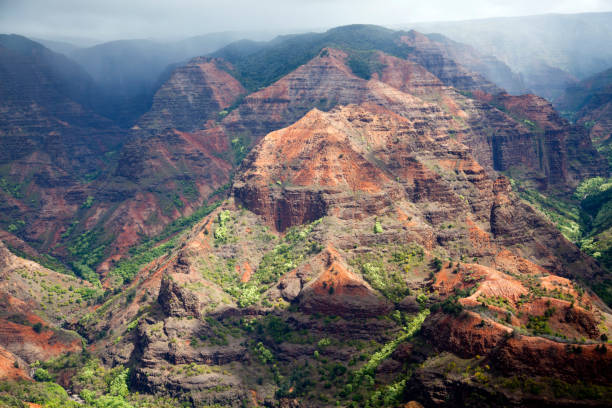 istock Waimea Canyon Kaua'i Hawaii Cliffs 155373300