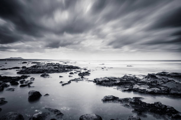Rocks and Sea in Black & White, Canary Island