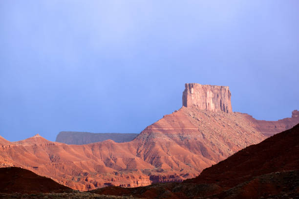 formazione rocciosa paesaggio deserto - sonoran desert desert badlands mesa foto e immagini stock