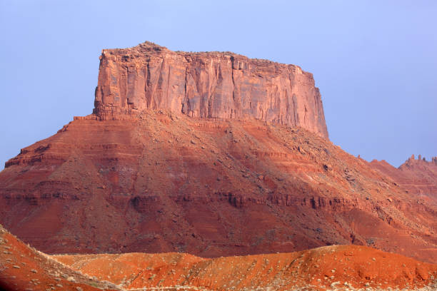 formazione rocciosa paesaggio deserto - sonoran desert desert badlands mesa foto e immagini stock