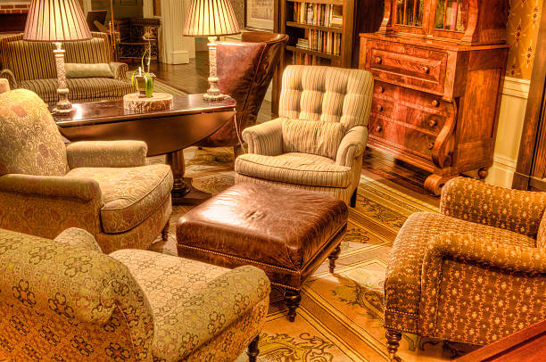 istock Formal Living room, antique luxury style - III 155373926