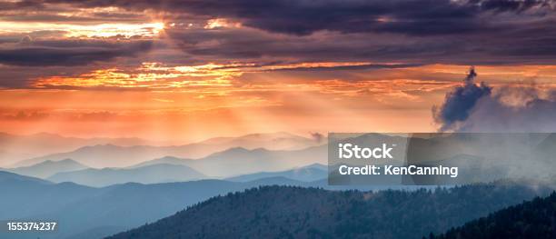 Mountain Sunset Stock Photo - Download Image Now - Tennessee, Mountain, Sunset