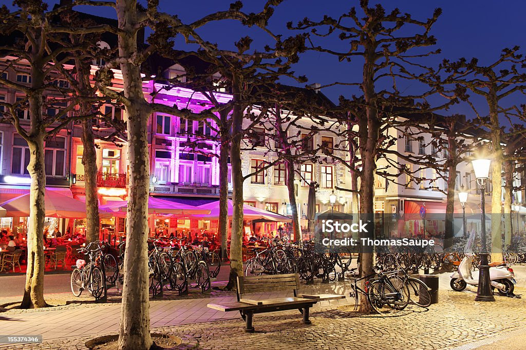 Vie nocturne à Maastricht - Photo de Maëstricht libre de droits