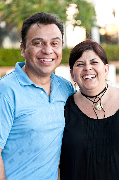 istock Hispanic mature couple on vacation 155375514