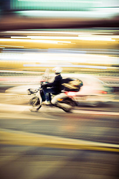 istock City transportation on the scooter 155375995