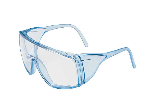 Photo of safety glasses with clipping path