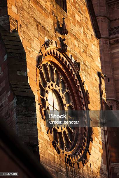 Main Circle Window Of Basel Cathedral Stock Photo - Download Image Now - Basel - Switzerland, Switzerland, Cathedral