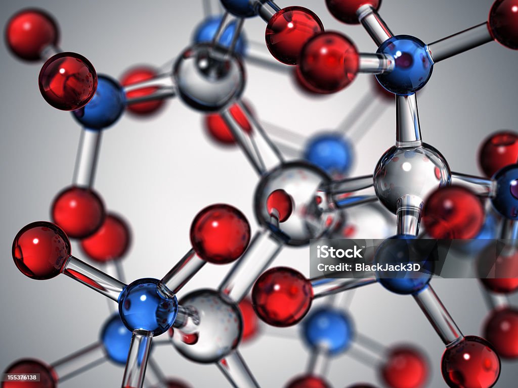 分子構造 - 化学のロイヤリティフリーストックフォト