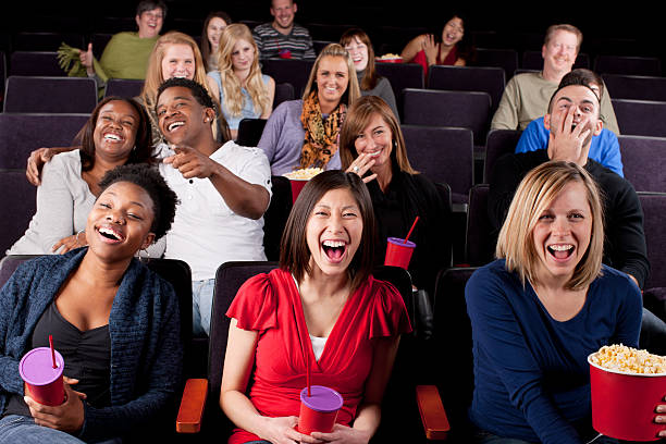 istock Real People Audience: Group Diverse Watching Movie Theater Comedy 155376197