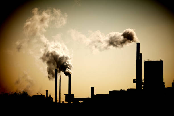 istock Industry chimney and exhaust fumes 155376680