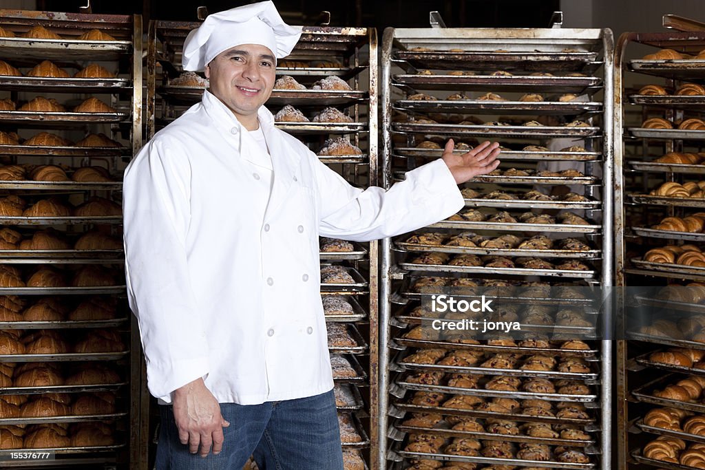 proud owner of small bakery  30-34 Years Stock Photo