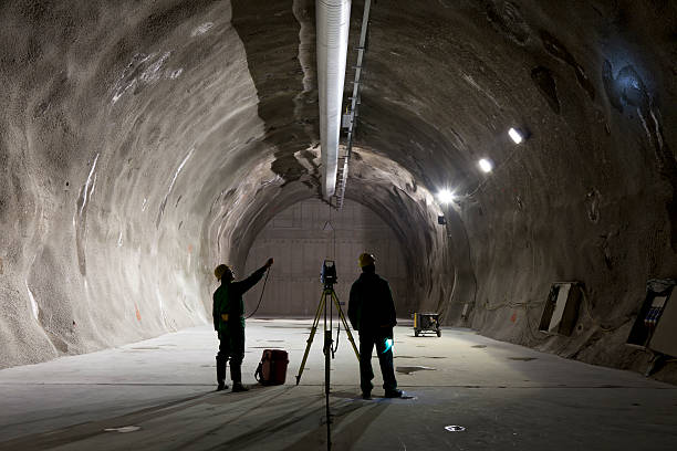 Cтоковое фото Подземная разработка месторождений работни�ков