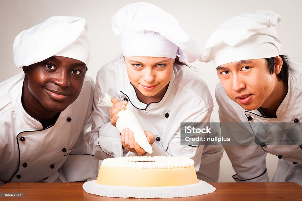 Équipe régale confectioners avec - Photo de Adulte libre de droits