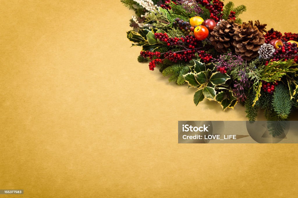 Fundo de Natal Garland - Royalty-free Antiguidade Foto de stock