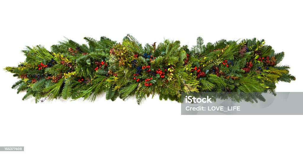 Christmas Garland  Garland - Decoration Stock Photo