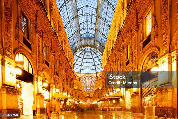 Galleria Vittorio Emanuele Ii Milan Stock Photo - Download Image Now - Galleria Vittorio Emanuele II, Shopping Mall, Amusement Arcade