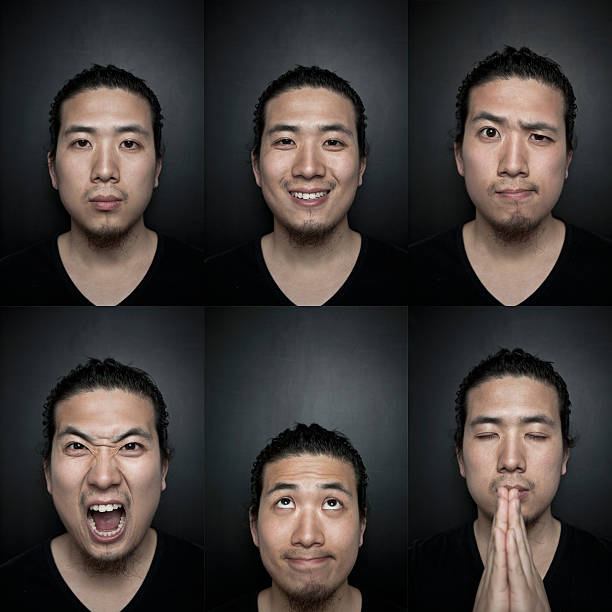 istock Combined portraits of asian man 155377982
