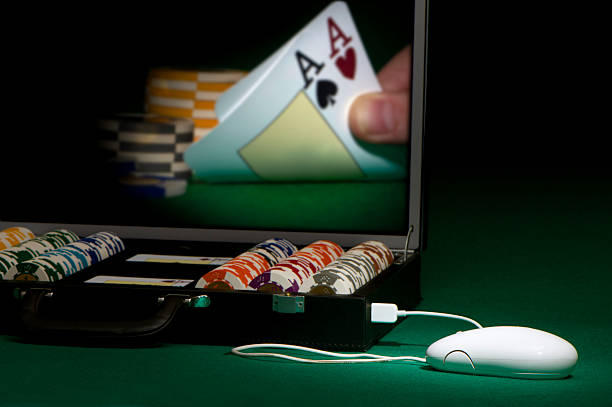Poker on-line Poker on-line where to bet online stock pictures, royalty-free photos & images