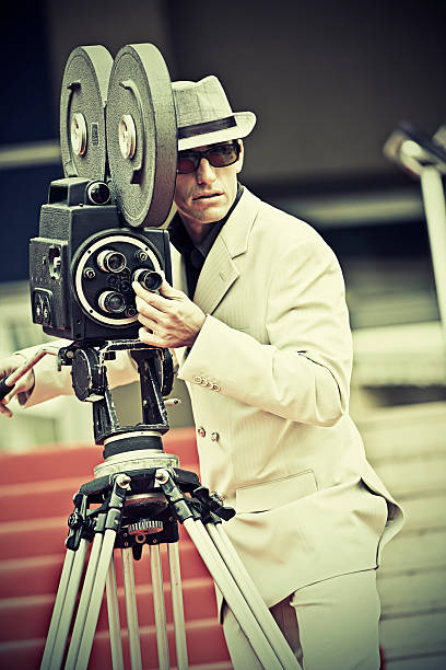 istock Cameraman on red carpet in Cannes 155378338