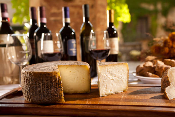 istock Wine And Cheese From Tuscany 155378392
