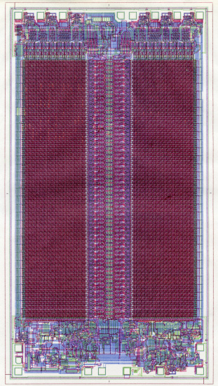 Computer Chip Layout Stock Photo - Download Image Now - 1970-1979, 1979 ...
