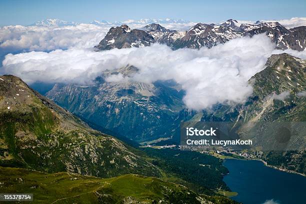 Panoramablick Auf Die Alpen Berge Stockfoto und mehr Bilder von Alpen - Alpen, Anhöhe, Baum