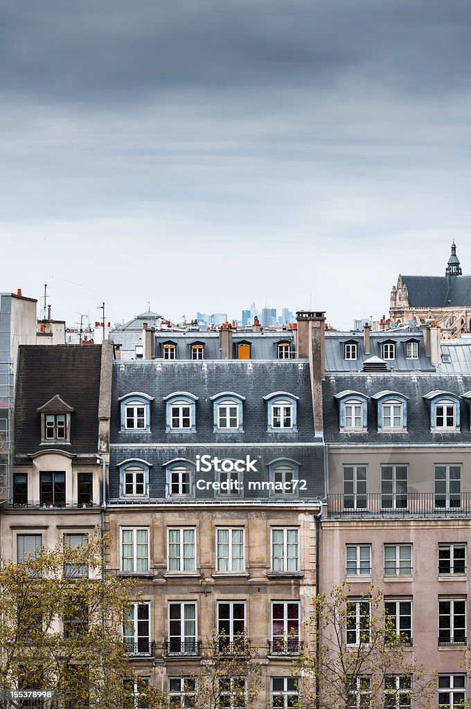 전통 건물 파리 - 로열티 프리 파리-일 드 프랑스 스톡 사진