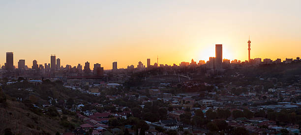 istock Johannesburg Sunset from the east 155379005