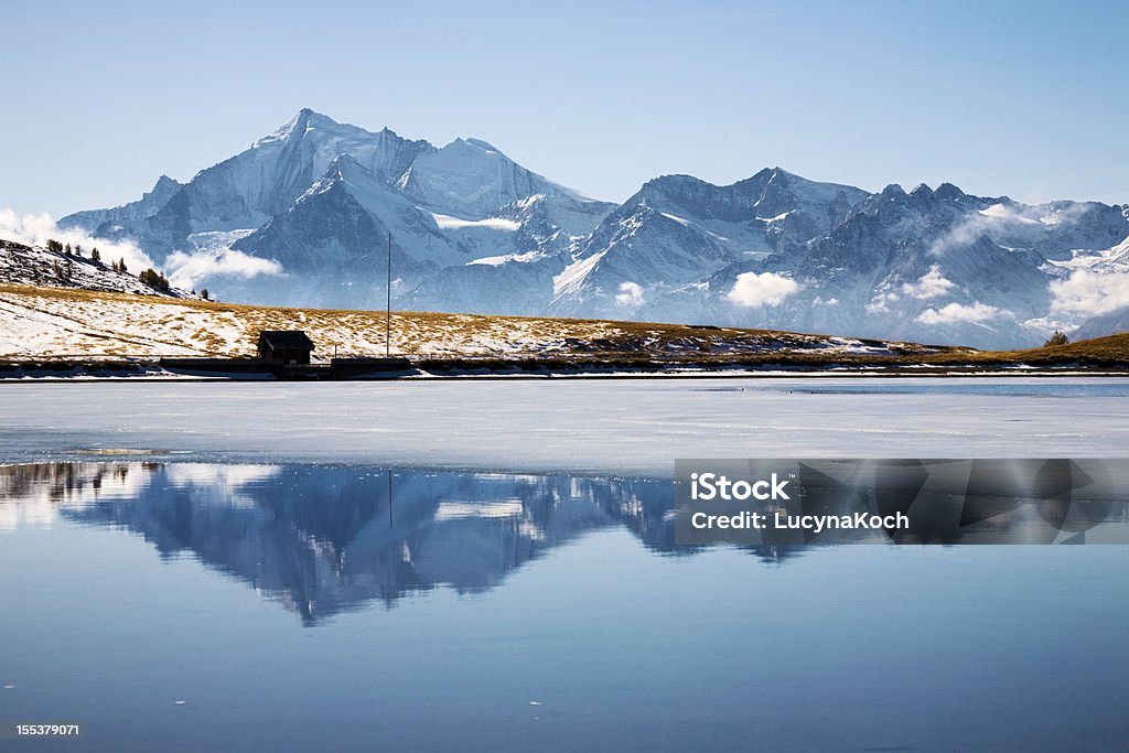 Herbst im mountain lake - Lizenzfrei Alpen Stock-Foto