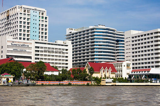 Bangkok,,  Thailand, Asia- June 20,2023:Siriraj Hospital, Bangkok, Bangkok, Thailand, Asia