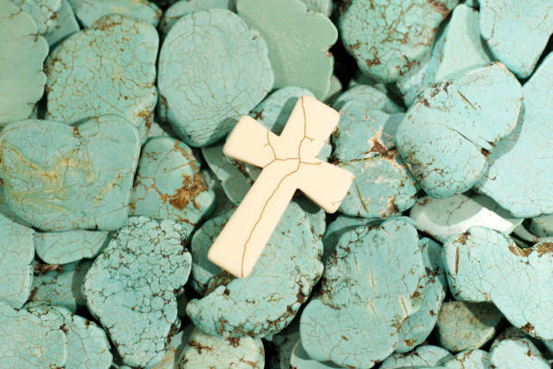 cross Against an orange wall