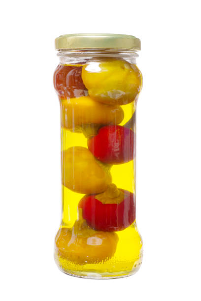 istock Glass Jar of Whole Cherry Peppers 155379171