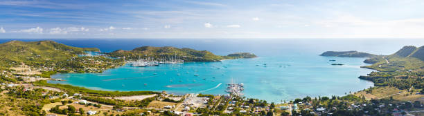 istock Falmouth Area Panorama, Antigua 155379373