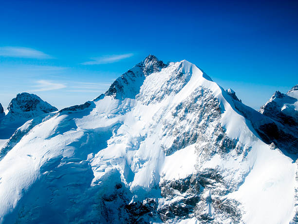 glaciar piz bernina - 4050 monte. - corvatsch imagens e fotografias de stock