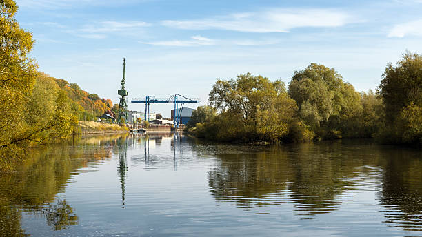 istock old Shipyard "Elbewerft" Boizenburg, Germany in Autumn 155379984