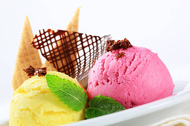 istock Scoops of mixed ice cream 155380428