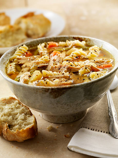 istock Homemade Turkey Noodle Soup 155380535