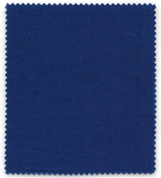 campione di tessuto blu scuro - fabric swatch immagine foto e immagini stock