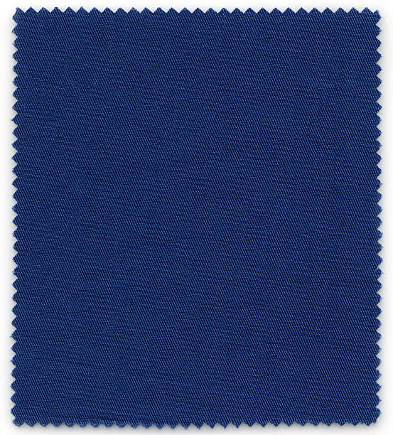 Escuro Amostra de tecido azul - foto de acervo