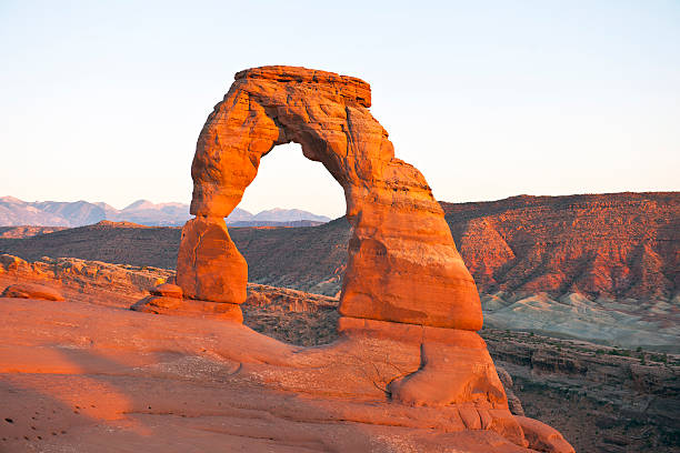 istock Sunset at Delicate Arch Utah USA 155381383