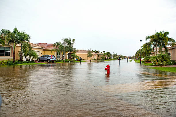 страхование заявки: наводнения от урагана - hurricane florida стоковые фото и изображения