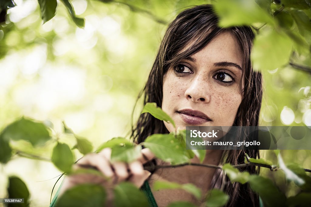 Mulher na natureza - Royalty-free 20-24 Anos Foto de stock