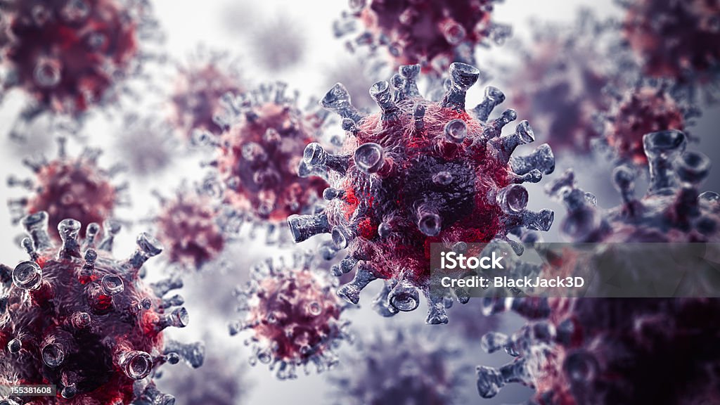 Virus cellule - Foto stock royalty-free di Virus