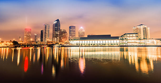 istock Tampa Downtown Skyline by Night 155381722