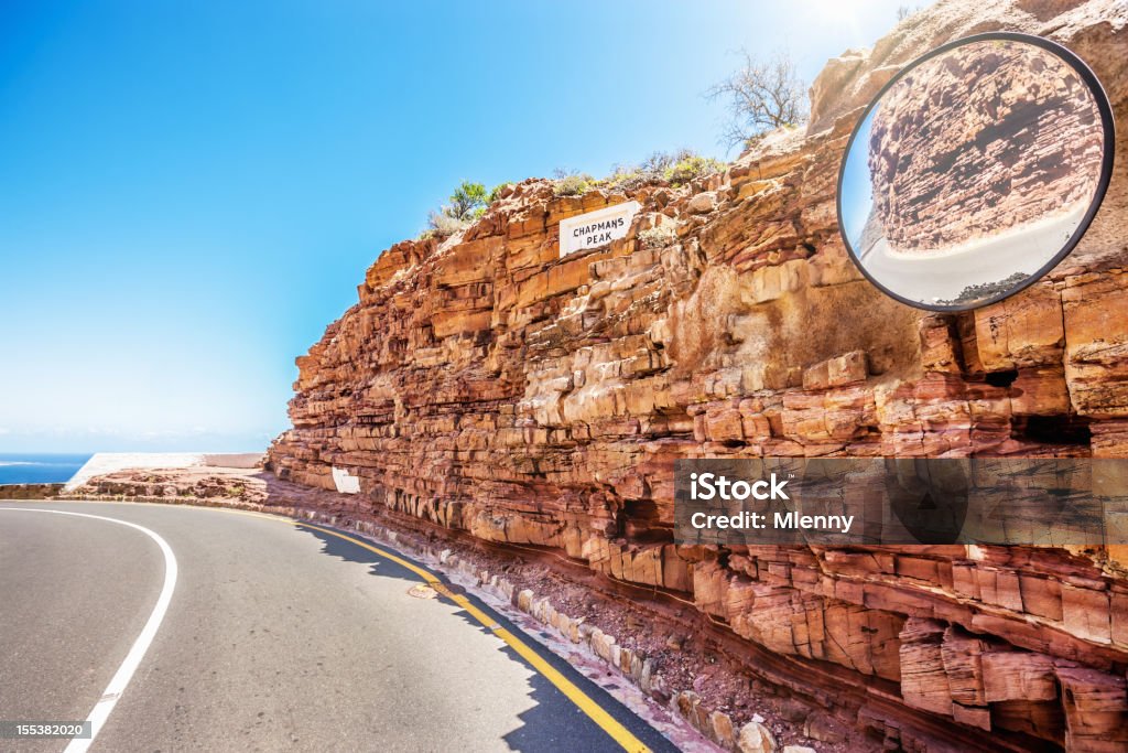 Chapman's Peak Drive carretera con curvas de Cape Town - Foto de stock de Chapman's Peak libre de derechos